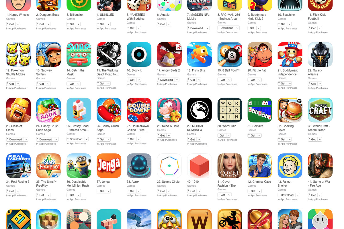 Top games on mac app store